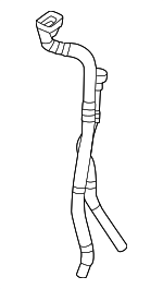 11A819335C9B9 - Body: Drain Pipe for Volkswagen Image
