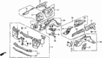 90147634003 - Body/Air Conditioning: BOLT, FENDER (6X18) for Honda Image