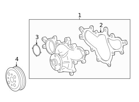Water Pump for 2020 Lexus RC F #1