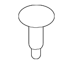 9046708186C3 - Body: Front Cover Clip for Lexus: ES250, ES300h, ES350, LC500, LC500h, LS500, LS500h, RC200t, RC300, RC350, RX350, RX350h, RX450h+, RX500h Image