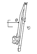 888202H5509P - : 2007-2010 Hyundai Elantra - Lap &amp; Shoulder Belt for Hyundai: Elantra Image
