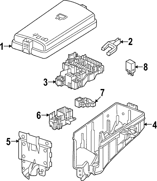 5WA927165 - : 2022-2025 Volkswagen - End Plate for Volkswagen: Atlas, Atlas Cross Sport, Golf R, GTI Image