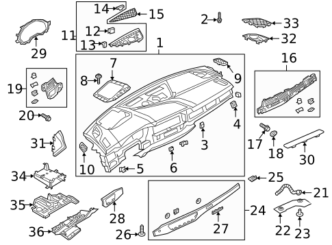 Instrument Panel for 2022 Audi RS5 #0