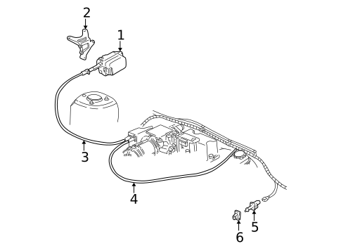 Fuel System Components for 1999 Pontiac Sunfire #1