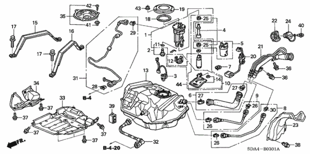 Fuel Tank (2) for 2006 Honda Accord #0