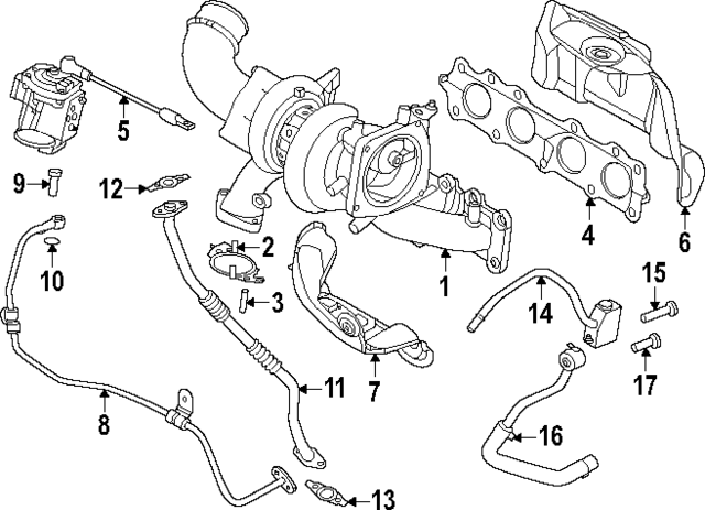 282452GTT0 - : Oil Return Tube for Hyundai Image