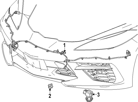 Parking Aid for 2024 Chevrolet Corvette #3