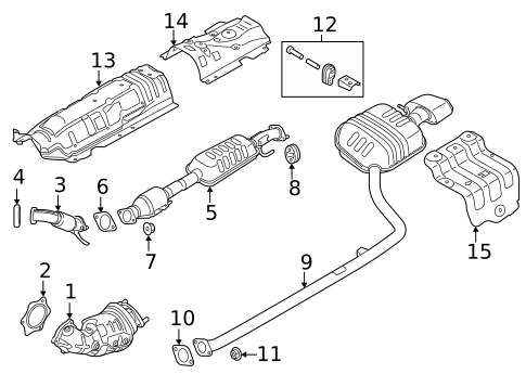 Exhaust Components for 2017 Hyundai Sonata #0