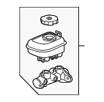 1741181 - Body: ACDelcoâ„¢ Master Cylinder for Pontiac: G8 Image