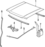 5338116020 - Body: Weatherstrip for Toyota: Tercel Image