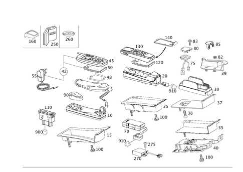 Car Phone, Voice Control System and Distress Call for 2006 Mercedes-Benz E 500 #0