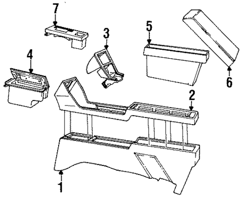 Center for 1992 Oldsmobile Cutlass Ciera #0