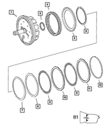 52108023AA - Automatic Transmission 5 Speed [DGJ]: Spring Disc for Mopar Image