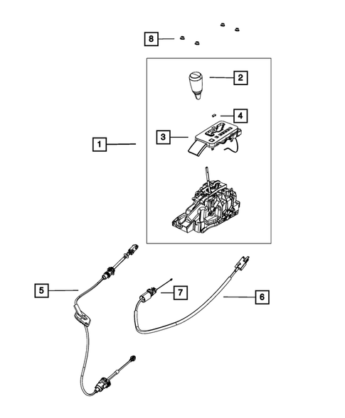 Gearshift Controls and Related Parts for 2011 Dodge Nitro #0