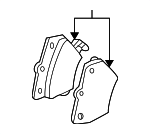 19184377 - Brakes: Brake Hydraulic Hose for Pontiac: Vibe Image