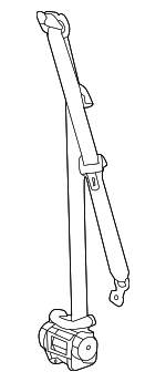 84493985 - : Lap &amp; Shoulder Belt for Chevrolet: Silverado 2500 HD, Silverado 3500 HD | GMC: Sierra 2500 HD, Sierra 3500 HD Image