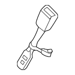 84600009 - Electrical: Outer Buckle for Cadillac: Escalade, Escalade ESV | Chevrolet: Silverado 2500 HD, Silverado 3500 HD, Suburban, Tahoe | GMC: Sierra 2500 HD, Sierra 3500 HD, Yukon, Yukon XL Image