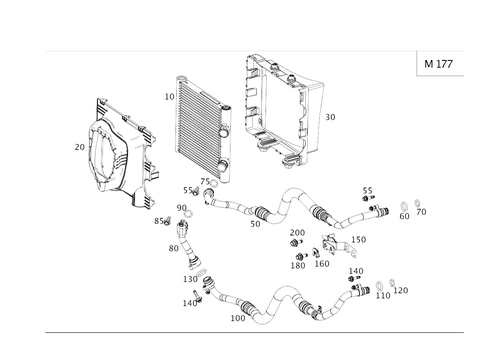Oil Cooler for 2021 Mercedes-Benz GLC63 AMG S #0