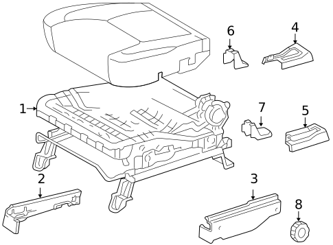 Tracks & Components for 2004 Toyota Sienna #2