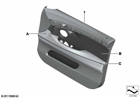 Door Trim Panels / Lateral Trim Panels for 2014 BMW 535i #1