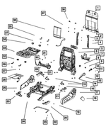 68021703AA - Interior Trim: Seat Shield, Left for Mopar Image