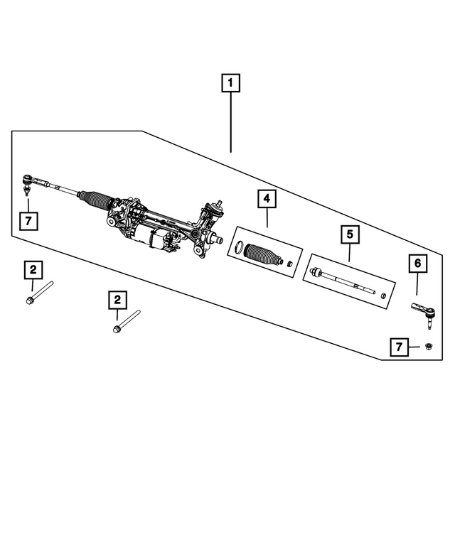 « 68540980AM –  : Crémaillère Engrenage pour Mopar Image »