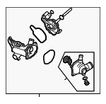 79121014D - Belts &amp; Cooling: Engine Water Pump for Audi Image