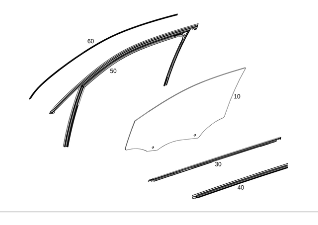 2477255400 - : Sealing Rail for Mercedes-Benz Image