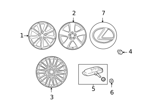 Wheels for 2012 Lexus LS460 #0