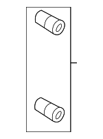 LR000751 - Brakes: Caliper Bushing Kit for Land Rover: Discovery Sport, LR2, Range Rover Evoque, Range Rover Velar Image