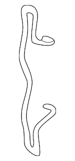 LR062657 - Brakes: Brake Pads Spring for Land Rover: Discovery Sport, Range Rover Evoque, Range Rover Velar Image