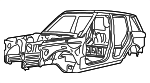 LR007932 - Body: Body Assembly for Land Rover: Range Rover Image