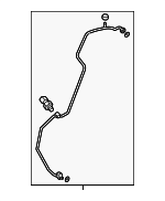 80341T1WA01 - : 2015 2016 Honda CR-V - Pipe Receiver for Honda: CR-V Image