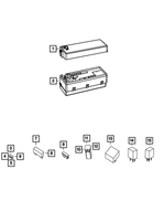 68292032AA - Electrical: Power Distribution Center Cover for Chrysler: 300 | Dodge: Charger Image