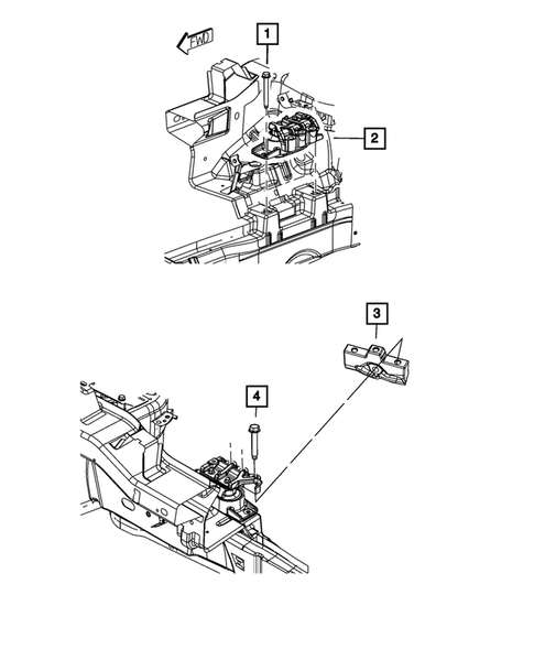 Engine Mounting for 2014 Dodge Journey #6