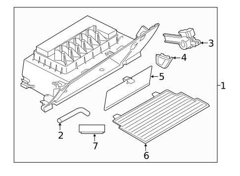 Glove Box for 2022 BMW X2 #0