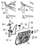 5074544AC - : Outside Handle To Latch Link, Right for Mopar Image