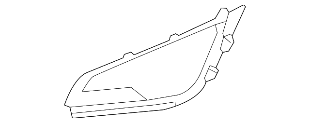 Genuine OEM Ford Part - Fog Light Trim GN1Z-15266-AB | Genuine OEM Ford ...