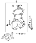 68492325AC - Wheels: Spare Tire Shield for Jeep: Wrangler Image