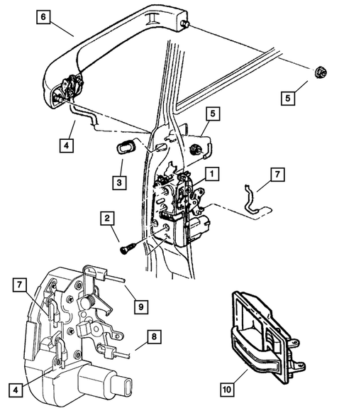 Front Door for 2001 Jeep Cherokee #1