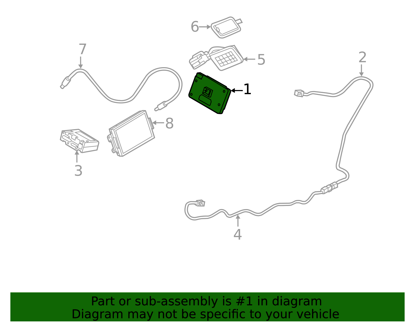 2011 Ford | Module | BT4Z-14D212-AA | Walls' Ford Parts