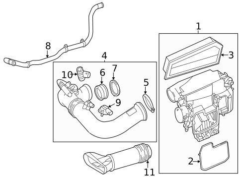 Air Intake for 2014 Mercedes-Benz SLK250 #0