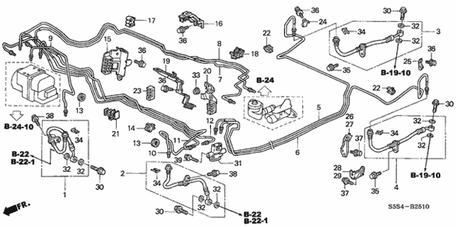 Brake Lines (ABS) for 2003 Honda Civic #0
