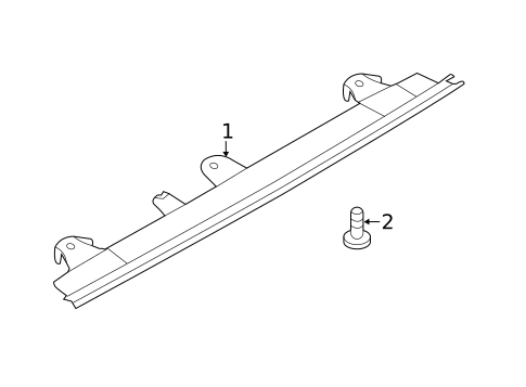 High Mounted Stop Lamp for 2015 Porsche Cayenne #0