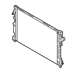 J9C7323 - : Radiator for Jaguar: E-Pace Image