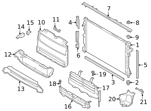 Radiator & Components for 2020 Jaguar E-Pace #0