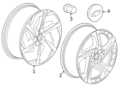 Wheel for 2026 Chevrolet Equinox EV #0