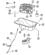 68011570AB - 2.4L Turbo Gas; Engine: Balance With Oil Pump Shaft Package for Dodge: Caliber Image