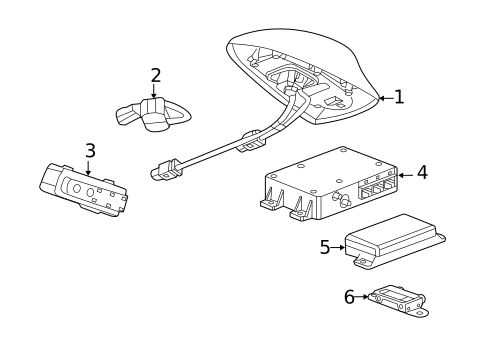 Shroud, Switches & Levers for 2015 Chevrolet Impala #1