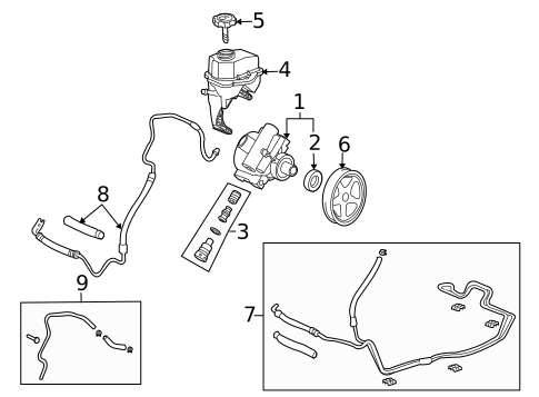 Pump & Hoses for 2006 Chevrolet Malibu #0